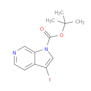 TERT-BUTYL 3-IODO-1H-PYRROLO[2,3-C]PYRIDINE-1-CARBOXYLATE