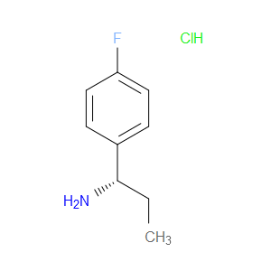 (S)-1-(4-FLUOROPHENYL)PROPAN-1-AMINE HYDROCHLORIDE