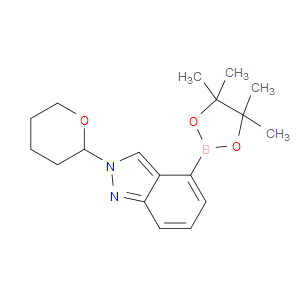2-(TETRAHYDRO-2H-PYRAN-2-YL)-4-(4,4,5,5-TETRAMETHYL-1,3,2-DIOXABOROLAN-2-YL)-2H-INDAZOLE