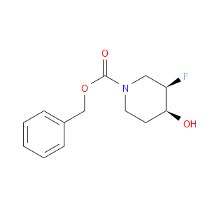 (3R,4S)-BENZYL 3-FLUORO-4-HYDROXYPIPERIDINE-1-CARBOXYLATE