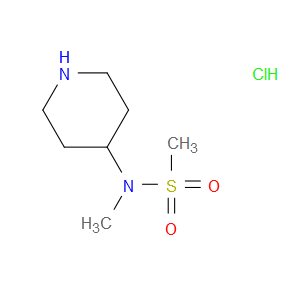 N-METHYL-N-(PIPERIDIN-4-YL)METHANESULFONAMIDE HYDROCHLORIDE - Click Image to Close