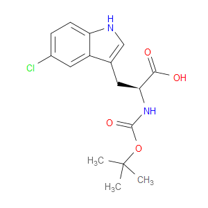 (S)-2-((TERT-BUTOXYCARBONYL)AMINO)-3-(5-CHLORO-1H-INDOL-3-YL)PROPANOIC ACID