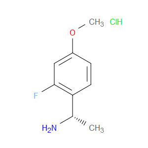 (S)-1-(2-FLUORO-4-METHOXYPHENYL)ETHANAMINE HYDROCHLORIDE