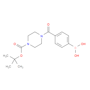 (4-(4-(TERT-BUTOXYCARBONYL)PIPERAZINE-1-CARBONYL)PHENYL)BORONIC ACID - Click Image to Close