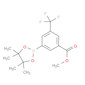 METHYL 3-(4,4,5,5-TETRAMETHYL-1,3,2-DIOXABOROLAN-2-YL)-5-(TRIFLUOROMETHYL)BENZOATE