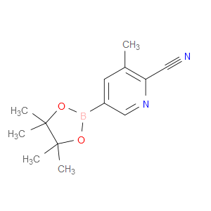 3-METHYL-5-(4,4,5,5-TETRAMETHYL-1,3,2-DIOXABOROLAN-2-YL)PICOLINONITRILE