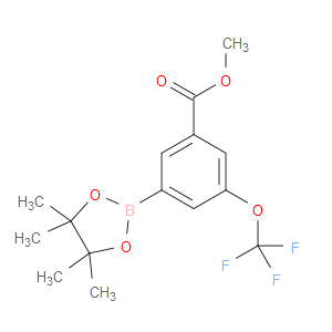 METHYL 3-(4,4,5,5-TETRAMETHYL-1,3,2-DIOXABOROLAN-2-YL)-5-(TRIFLUOROMETHOXY)BENZOATE