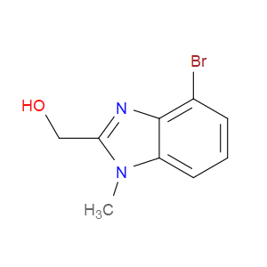 (4-BROMO-1-METHYL-1H-BENZOIMIDAZOL-2-YL)-METHANOL