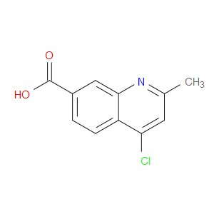 4-CHLORO-2-METHYLQUINOLINE-7-CARBOXYLIC ACID - Click Image to Close