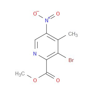 METHYL 3-BROMO-4-METHYL-5-NITROPICOLINATE