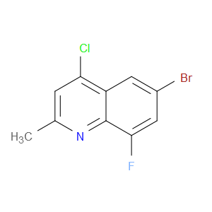 6-BROMO-4-CHLORO-8-FLUORO-2-METHYLQUINOLINE
