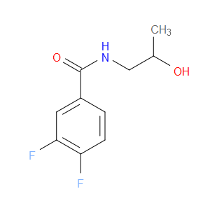 3,4-DIFLUORO-N-(2-HYDROXYPROPYL)BENZAMIDE