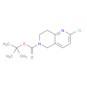 TERT-BUTYL 2-CHLORO-7,8-DIHYDRO-1,6-NAPHTHYRIDINE-6(5H)-CARBOXYLATE - Click Image to Close
