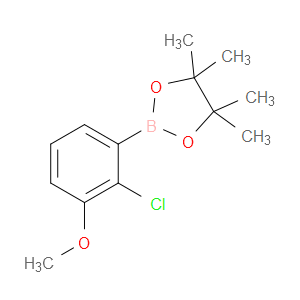 2-(2-CHLORO-3-METHOXYPHENYL)-4,4,5,5-TETRAMETHYL-[1,3,2]DIOXABOROLANE - Click Image to Close