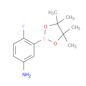 4-FLUORO-3-(4,4,5,5-TETRAMETHYL-1,3,2-DIOXABOROLAN-2-YL)ANILINE