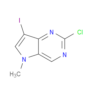 2-CHLORO-7-IODO-5-METHYL-5H-PYRROLO[3,2-D]PYRIMIDINE