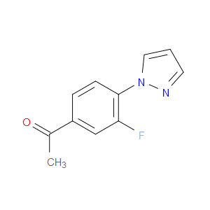 3'-FLUORO-4'-(1H-PYRAZOL-1-YL)ACETOPHENONE