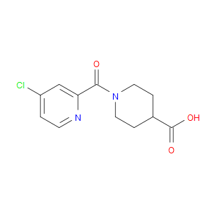 1-(4-CHLOROPICOLINOYL)PIPERIDINE-4-CARBOXYLIC ACID