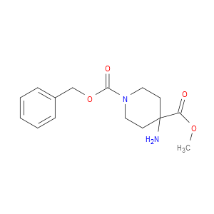 1-BENZYL 4-METHYL 4-AMINOPIPERIDINE-1,4-DICARBOXYLATE - Click Image to Close