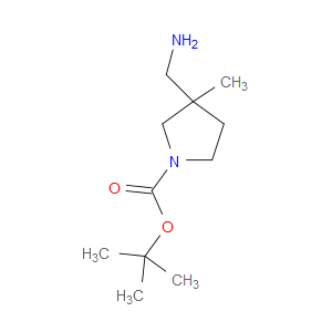 TERT-BUTYL 3-(AMINOMETHYL)-3-METHYLPYRROLIDINE-1-CARBOXYLATE - Click Image to Close