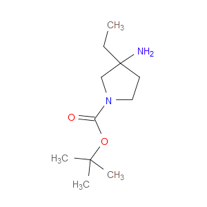 TERT-BUTYL 3-AMINO-3-ETHYLPYRROLIDINE-1-CARBOXYLATE - Click Image to Close