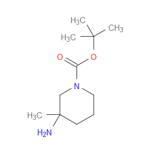 TERT-BUTYL 3-AMINO-3-METHYLPIPERIDINE-1-CARBOXYLATE - Click Image to Close
