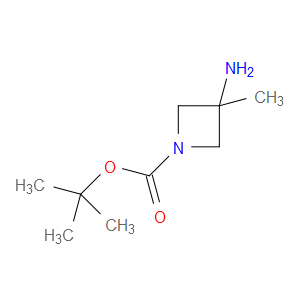 TERT-BUTYL 3-AMINO-3-METHYLAZETIDINE-1-CARBOXYLATE