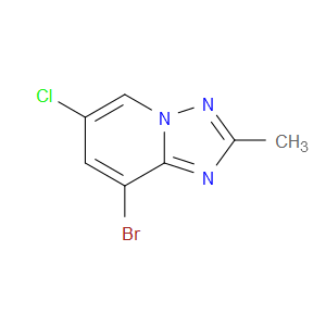 8-BROMO-6-CHLORO-2-METHYL-[1,2,4]TRIAZOLO[1,5-A]PYRIDINE - Click Image to Close