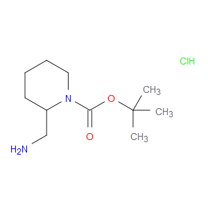 TERT-BUTYL 2-(AMINOMETHYL)PIPERIDINE-1-CARBOXYLATE HYDROCHLORIDE - Click Image to Close