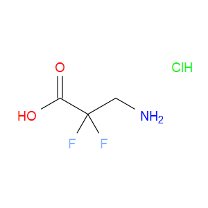 3-AMINO-2,2-DIFLUOROPROPANOIC ACID HYDROCHLORIDE - Click Image to Close