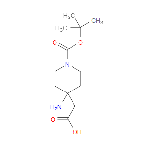 2-(4-AMINO-1-(TERT-BUTOXYCARBONYL)PIPERIDIN-4-YL)ACETIC ACID - Click Image to Close