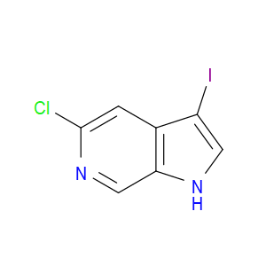 5-CHLORO-3-IODO-1H-PYRROLO[2,3-C]PYRIDINE