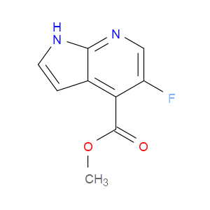 METHYL 5-FLUORO-1H-PYRROLO[2,3-B]PYRIDINE-4-CARBOXYLATE