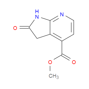 METHYL 2-OXO-1H,2H,3H-PYRROLO[2,3-B]PYRIDINE-4-CARBOXYLATE