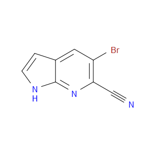 5-BROMO-1H-PYRROLO[2,3-B]PYRIDINE-6-CARBONITRILE - Click Image to Close