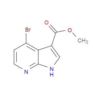 METHYL 4-BROMO-1H-PYRROLO[2,3-B]PYRIDINE-3-CARBOXYLATE - Click Image to Close