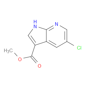 METHYL 5-CHLORO-1H-PYRROLO[2,3-B]PYRIDINE-3-CARBOXYLATE - Click Image to Close