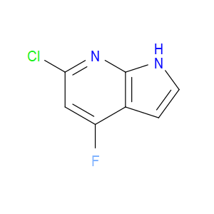 6-CHLORO-4-FLUORO-1H-PYRROLO[2,3-B]PYRIDINE