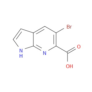5-BROMO-1H-PYRROLO[2,3-B]PYRIDINE-6-CARBOXYLIC ACID - Click Image to Close