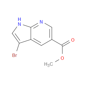 METHYL 3-BROMO-1H-PYRROLO[2,3-B]PYRIDINE-5-CARBOXYLATE