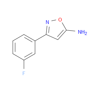3-(3-FLUOROPHENYL)ISOXAZOL-5-AMINE