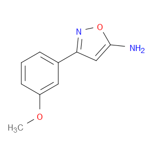 5-AMINO-3-(3-METHOXYPHENYL)ISOXAZOLE