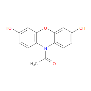 10-ACETYL-3,7-DIHYDROXYPHENOXAZINE - Click Image to Close
