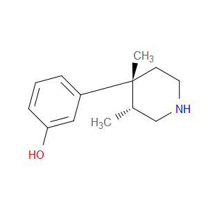 (3R,4R)-3,4-DIMETHYL-4-(3-HYDROXYPHENYL)PIPERIDINE