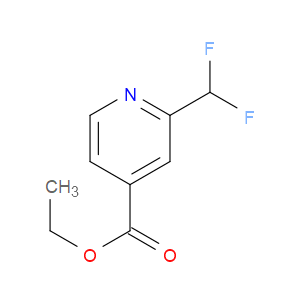 ETHYL 2-(DIFLUOROMETHYL)PYRIDINE-4-CARBOXYLATE
