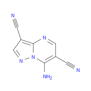 7-AMINOPYRAZOLO[1,5-A]PYRIMIDINE-3,6-DICARBONITRILE - Click Image to Close