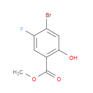 METHYL 4-BROMO-5-FLUORO-2-HYDROXYBENZOATE