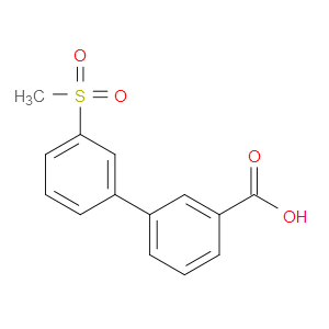 3'-(METHYLSULFONYL)BIPHENYL-3-CARBOXYLIC ACID