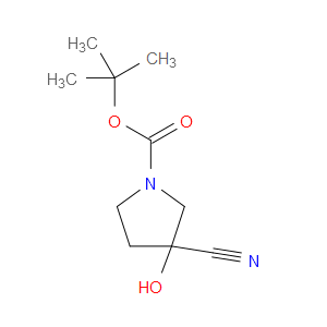 TERT-BUTYL 3-CYANO-3-HYDROXYPYRROLIDINE-1-CARBOXYLATE - Click Image to Close