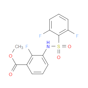 METHYL 3-(2,6-DIFLUOROPHENYLSULFONAMIDO)-2-FLUOROBENZOATE